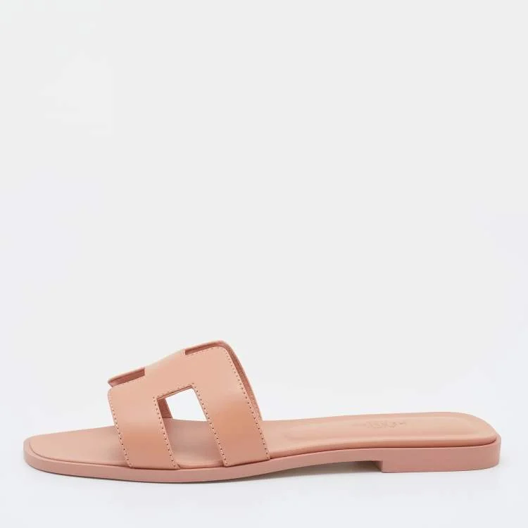 Hermès Sandals, peach