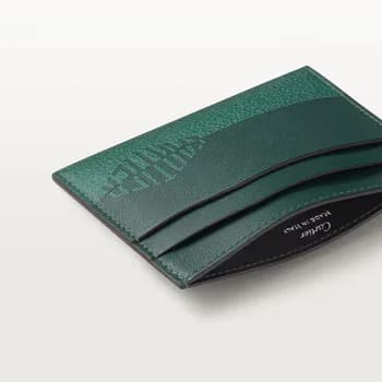 Cartier Card holder, peacock, calfskin