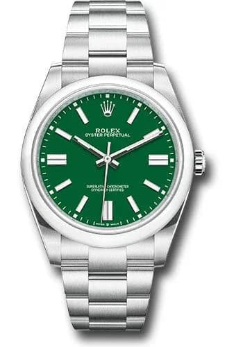 Rolex Oyster Perpetual 41, green dial