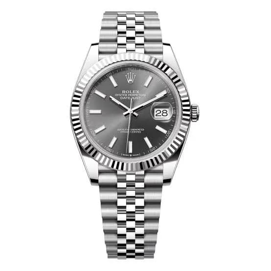 Rolex DATEJUST RHODIUM 41MM JUBLIEE