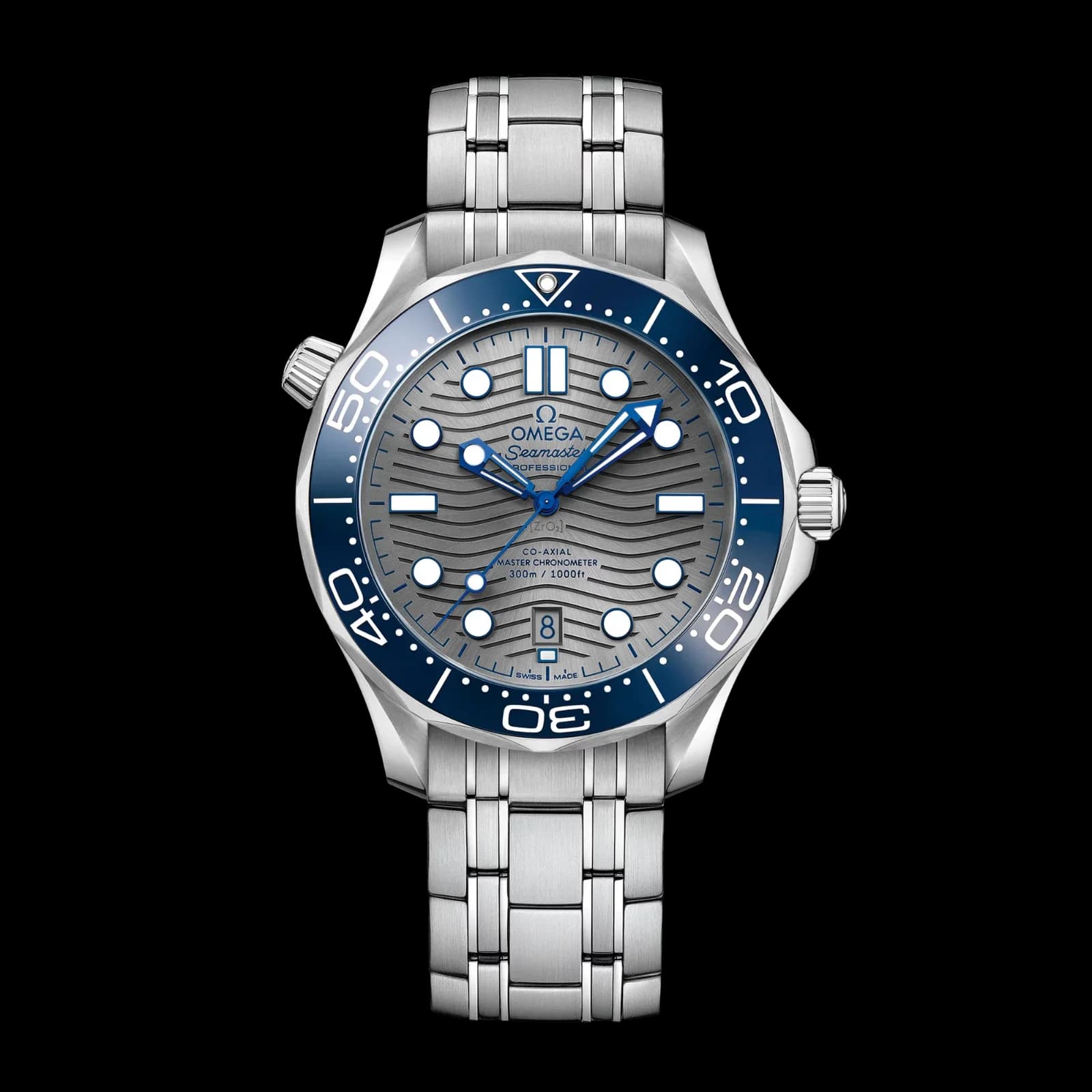 Omega Seamaster, grey, 42 mm
