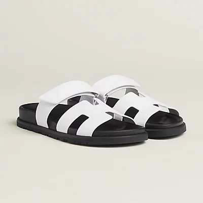 Hermès Chypre sandals, white
