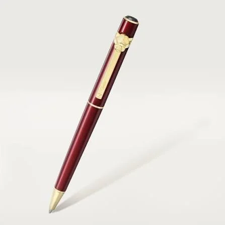 Cartier Panthère, maroon and gold