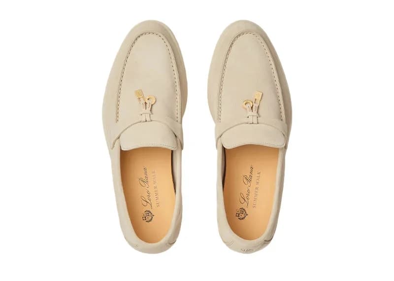 Loro Piana Summer Charms Walk, suede, baby cashmere