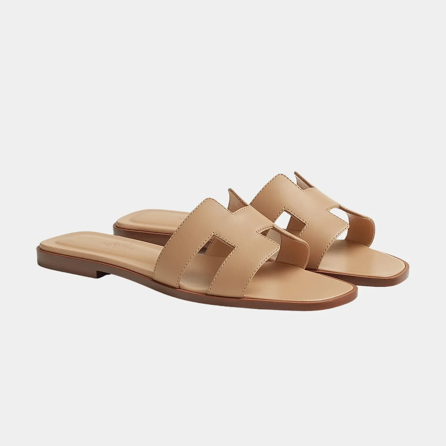 Hermès Oran sandals, beige