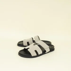 Hermès Chypre sandals, white